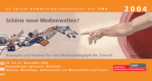 Titelbild Flyer Forum Kommunikationskultur 2004