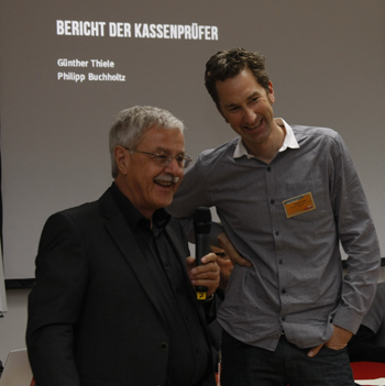 Günter Thiels (links) und Philipp Buchholtz