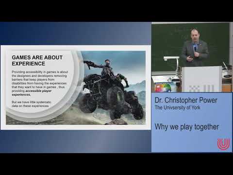 Why we play together | Christopher Power, Associate Professor, University of York (UK)