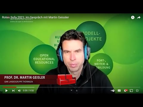 Rotes Sofa 2021: Im Gespräch mit Martin Geissler