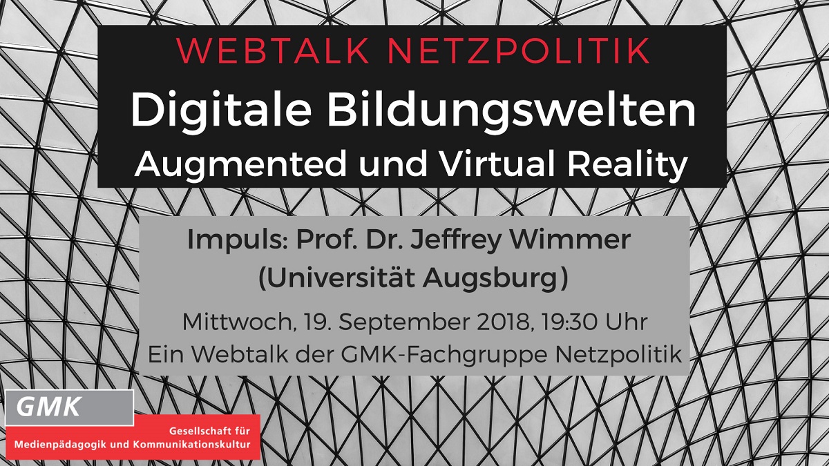 Webtalk Netzpolitik: Digitale Bildungswelten