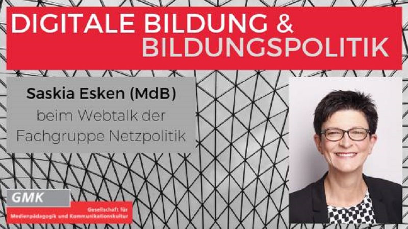 Webtalk Netzpolitik: Digitale Bildung & Bildungspolitik