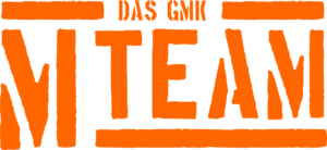 Logo des GMK M-Teams in orange