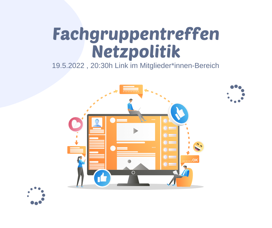 Online-Treffen der GMK-Fachgruppe Netzpolitik