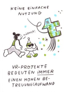 Foto vom Graphic Recording des 39. Forums Kommunikationskultur in Potsdam. Gezeichnet von Julia Kluge.