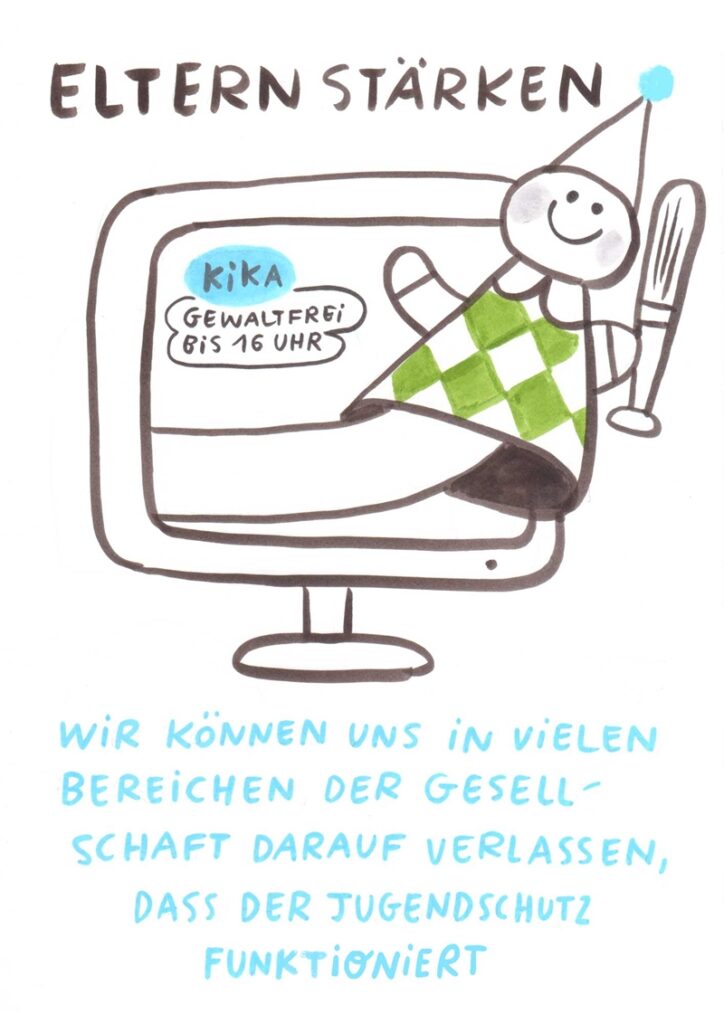 Foto vom Graphic Recording des 39. Forums Kommunikationskultur in Potsdam. Gezeichnet von Julia Kluge.