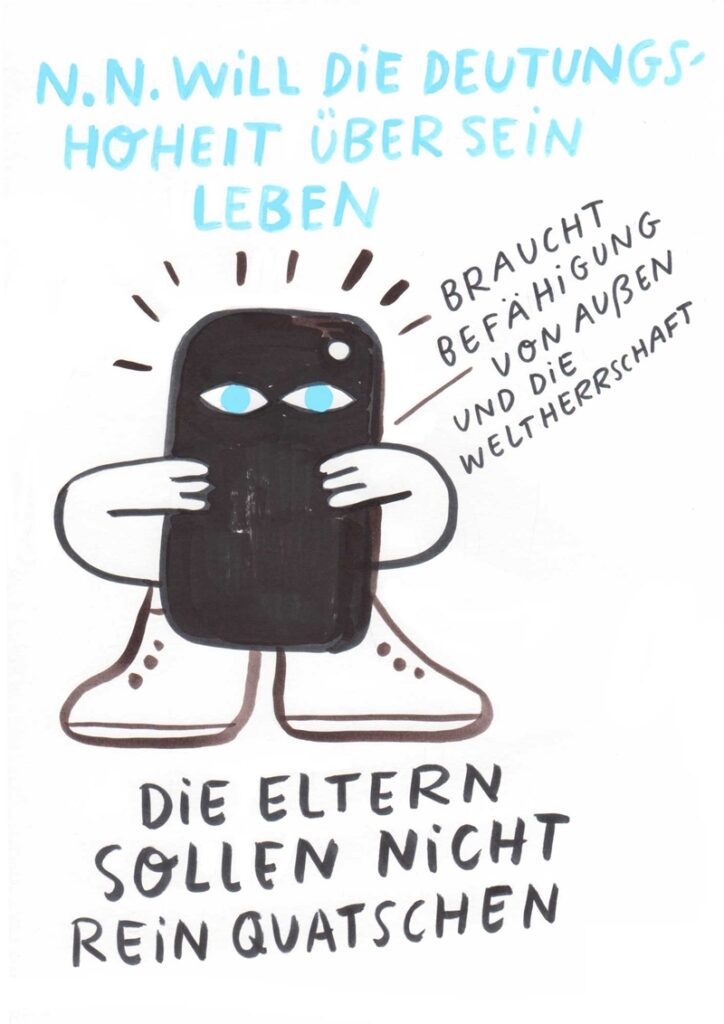 Foto vom Graphic Recording des 39. Forums Kommunikationskultur in Potsdam. Gezeichnet von Julia Kluge.
