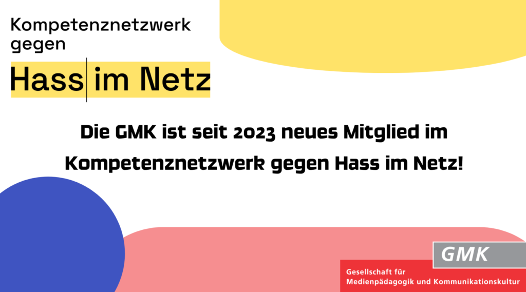 Die GMK ist seit 2023 neues Mitglied im Kompetenznetzwerk gegen Hass im Netz.
