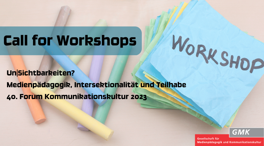Call for Workshop: Verschiedene Kreidestifte und ein Post its in unterschiedlichen Farben