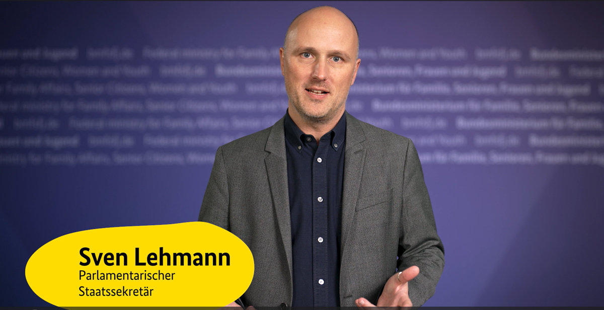 Sven Lehmann, Parlamentarischer Staatssekretär bei der Bundesministerin für Familie, Senioren, Frauen und Jugend und Beauftragter der Bundesregierung für die Akzeptanz sexueller und geschlechtlicher Vielfalt