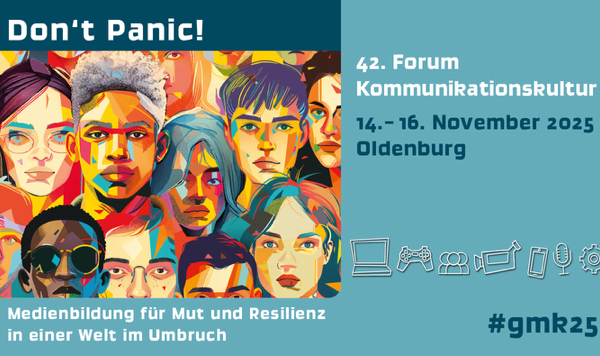 Forum-Keyvisual 2025: Grafik mit Köpfen unterschiedlicher Menschen