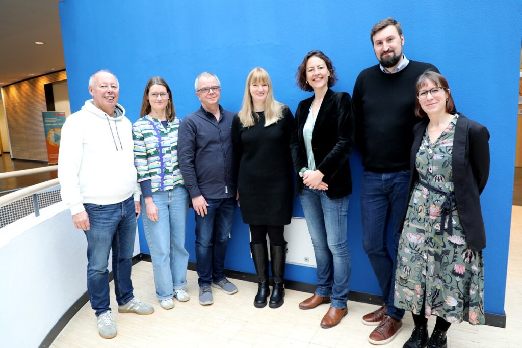 Neuer GMK-Vorstand (v.l.n.r.): Markus Gerstmann, Kristina Richter, Rüdiger Fries, Bianca Burgfeld-Meise, Selma Brand, Eik-Henning Tappe, Nadine Berlenbach