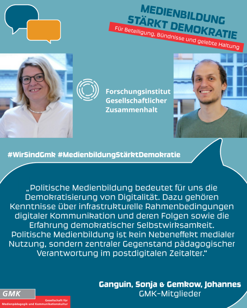 Mitglieder-Kampagne - Ganguin, Sonja und Gemkow, Johannes