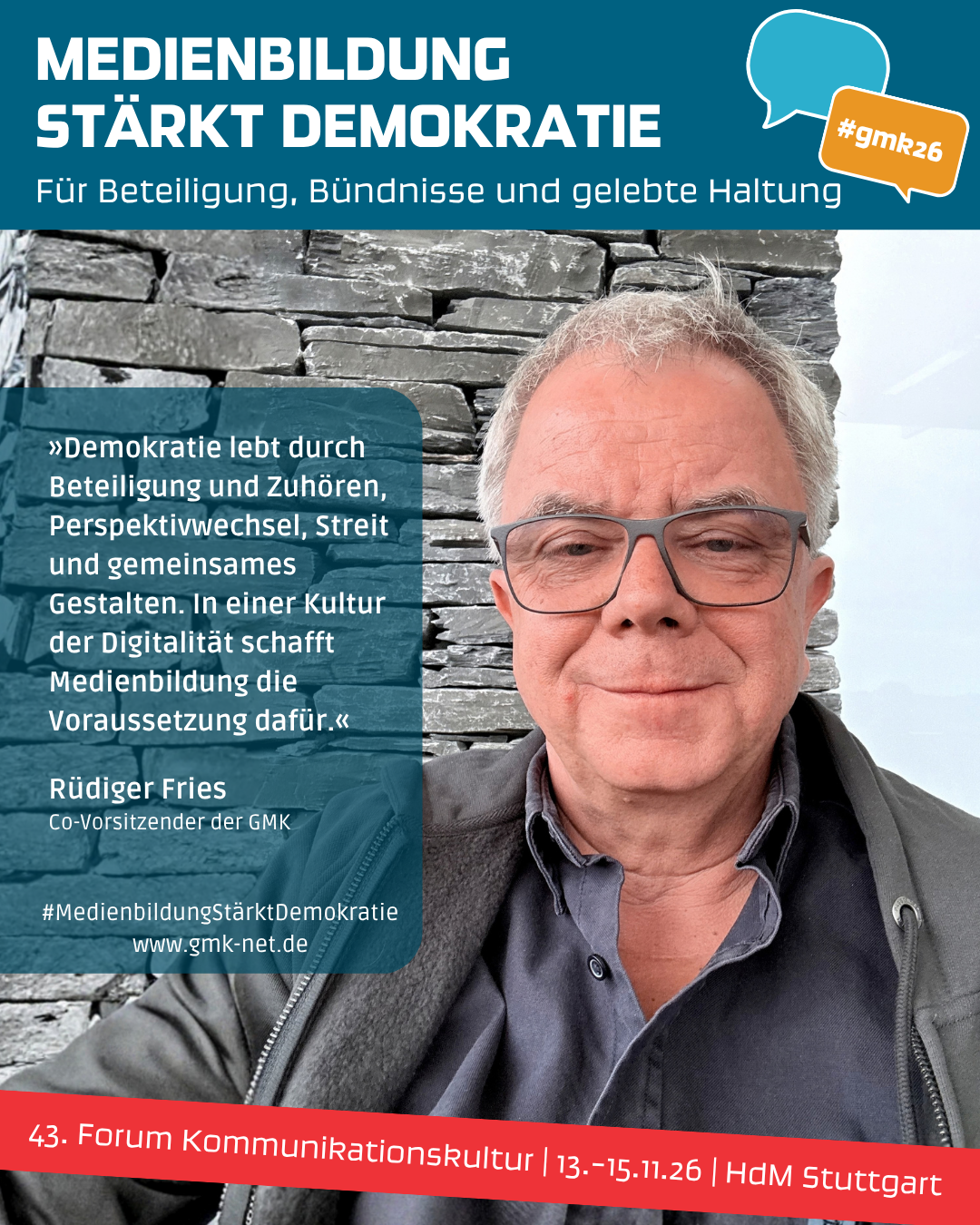 Forum-Kampagne 2026 Rüdiger Fries
