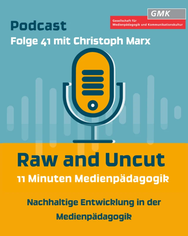 Und wir sind zurück mit der 41. Folge "Raw and Uncut - 11 Minuten Medienpädagogik".

Wie passt das Konzept Bildung für nachhaltige Entwicklung (BNE) mit Medienbildung zusammen? Wie kann eine Brücke gebaut werden und wie können wir gemeinsam zukunftsfähig leben?

In Folge 41 sprechen wir mit Christoph Marx (@lfd_fachstelle_medien_bildung) über nachhaltige Entwicklung in der Medienpädagogik. Er stellt uns den Kompass Medienbildung und #Nachhaltigkeit vor und erklärt, warum eine Verknüpfung zwischen der #Medienbildung und der #BNE so wichtig und notwendig ist.

Moderation: Anja Pielsticker
Produktion: Linda Zeuner

#NeueFolge #RawandUncut #jetztanhören